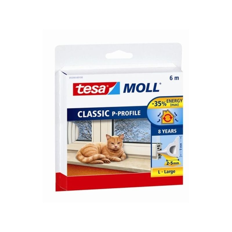 BURLETE PTA/VENT. 9MMx06MT ADH "P" CAU BL TESA MOLL TESATAP