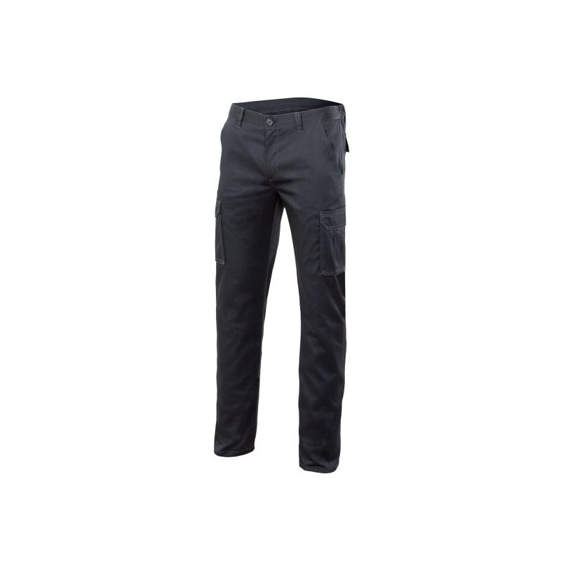 PANTALON TRABAJO T38 ELAST. TERGAL NE MLTIBOL VELILLA