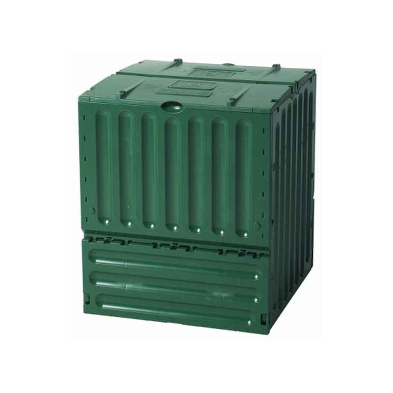COMPOSTADOR JARD 80X80X95CM 600L GRAF PP VER 627001