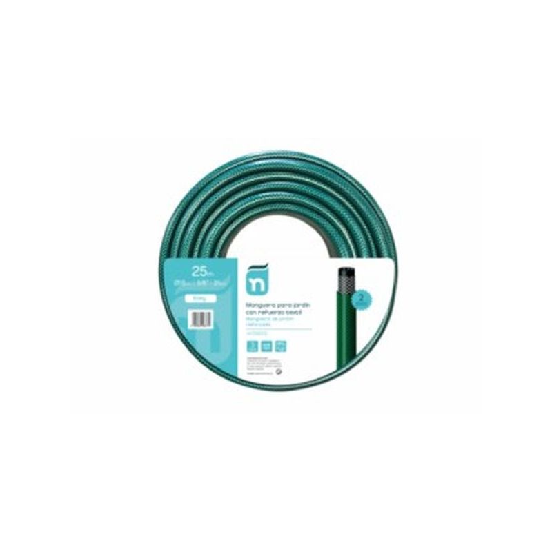 MANGUERA RIEGO 25MT-15MM 3C NATUUR VER EASY TRENZ NT99212 25