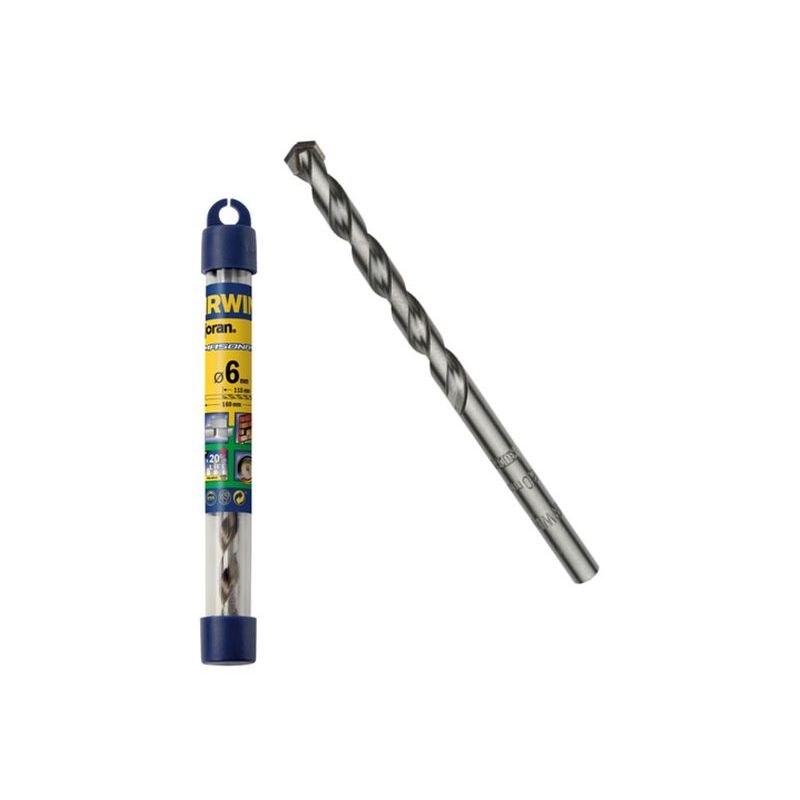BROCA PIEDRA 06,00MM 100MM WIDIA MASONRY IRWIN-JORAN