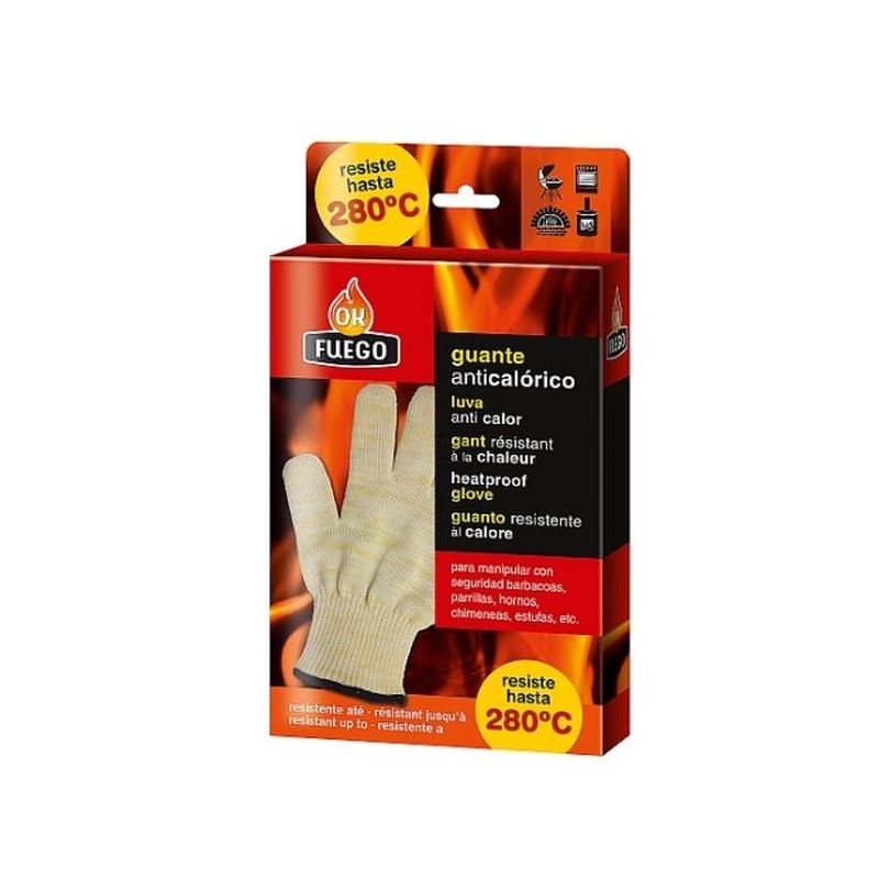 GUANTE TERMICO CALOR ANTI-CALORICO 350§C OK FUEGO
