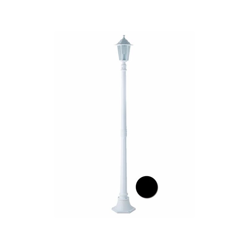 FAROL JARD 1 FOCO 1,7MT-E27 1X60W ALU BL ORLANDO LUXFORM