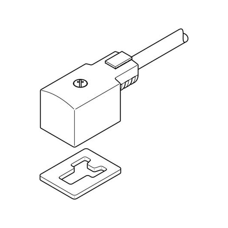 Zóc. con cable KMV-1-230AC-2,5