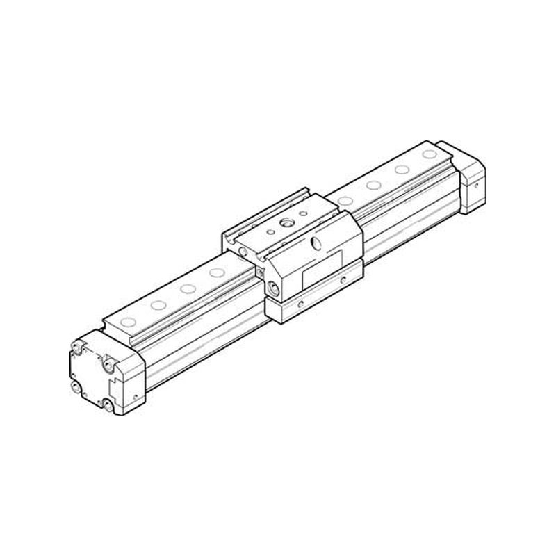 actuador lineal DGPL-25-500-PPV-A-B-KF