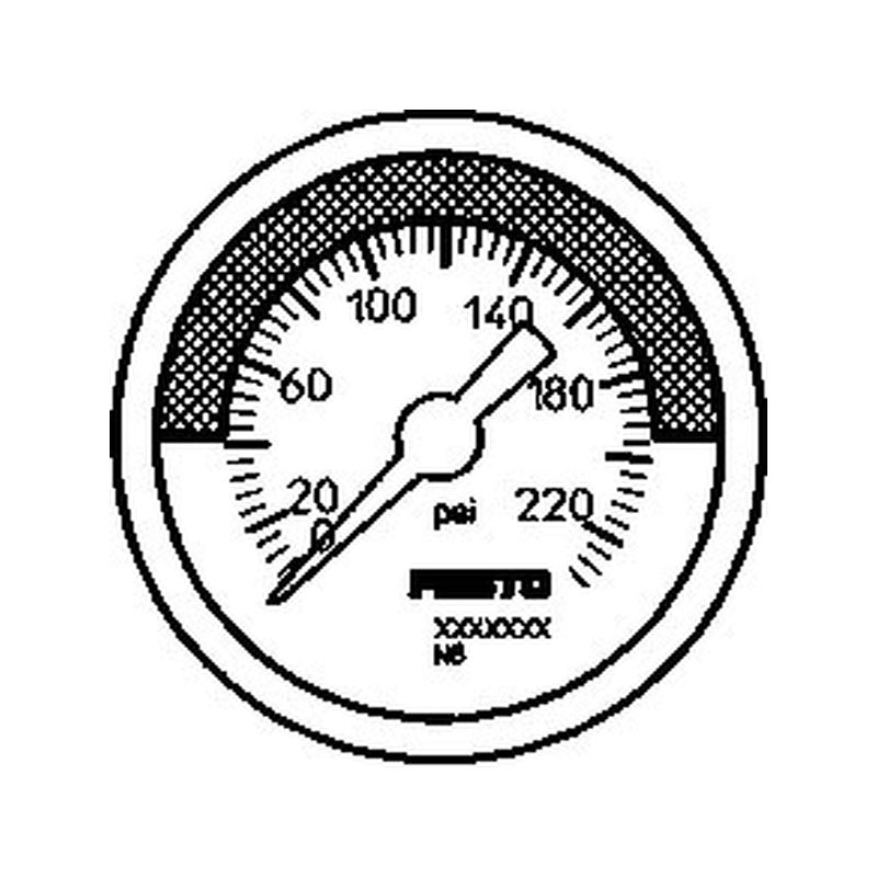 MANÓMETRO MA-40-232-R1/8-PSI-E-RG