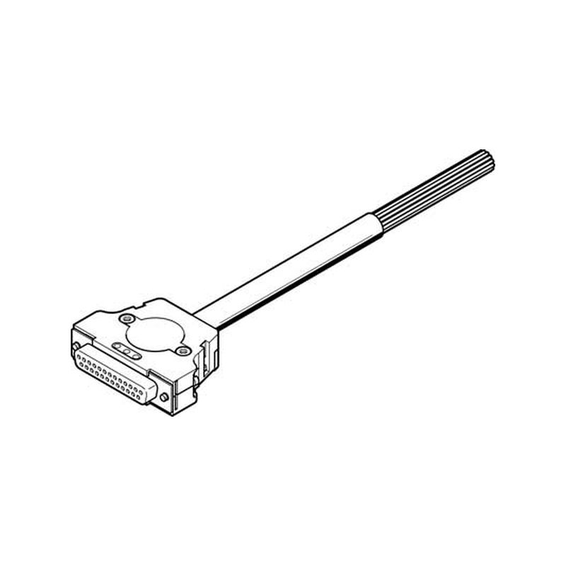 Cable conex. NEBV-S1G25-K-10-N-LE15
