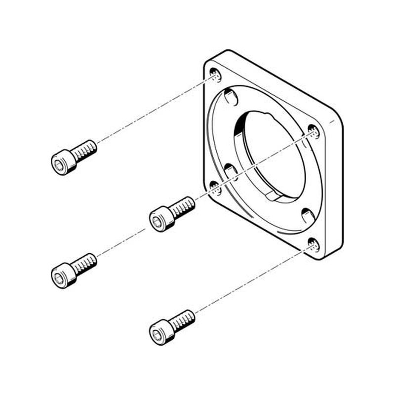 BRIDA MOTOR EAMF-A-62A-100A