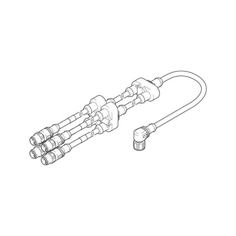 ADAPTADOR NEFV-V12-M12W8-0.6-M12Q&amp;