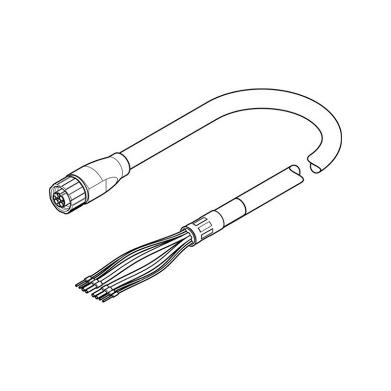 Cable del motor NEBM-M16G8-E-7.5-Q9-LE8&amp;