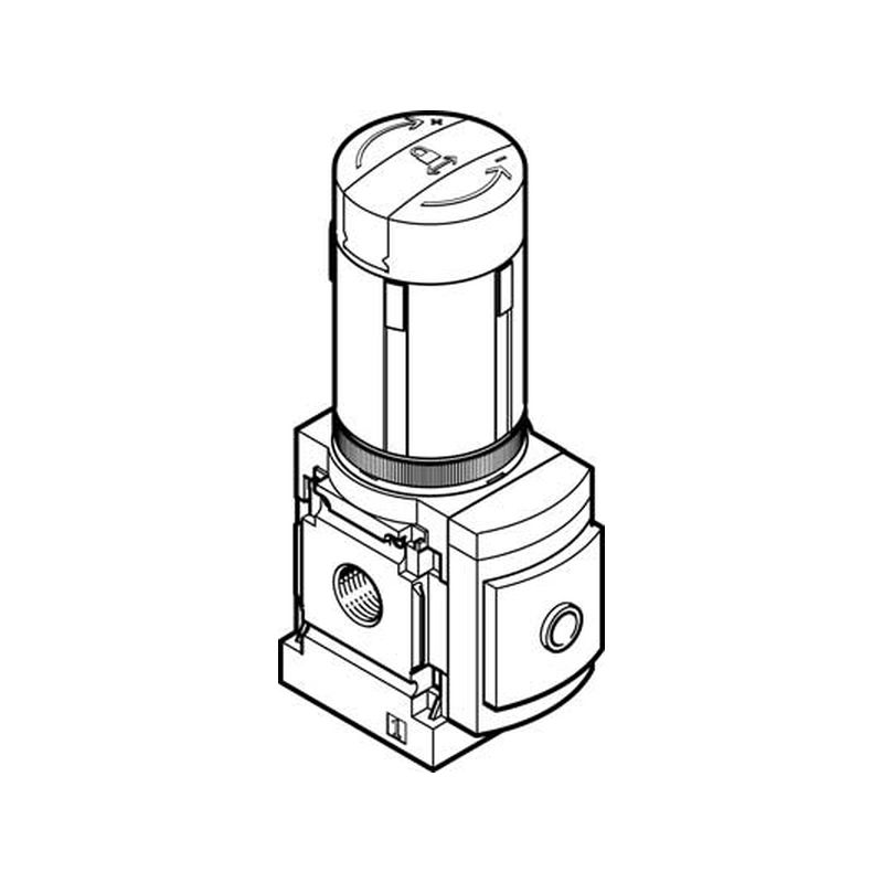 REG. PRESIÓN MS4-LRB-1/4-D7-A8-AS