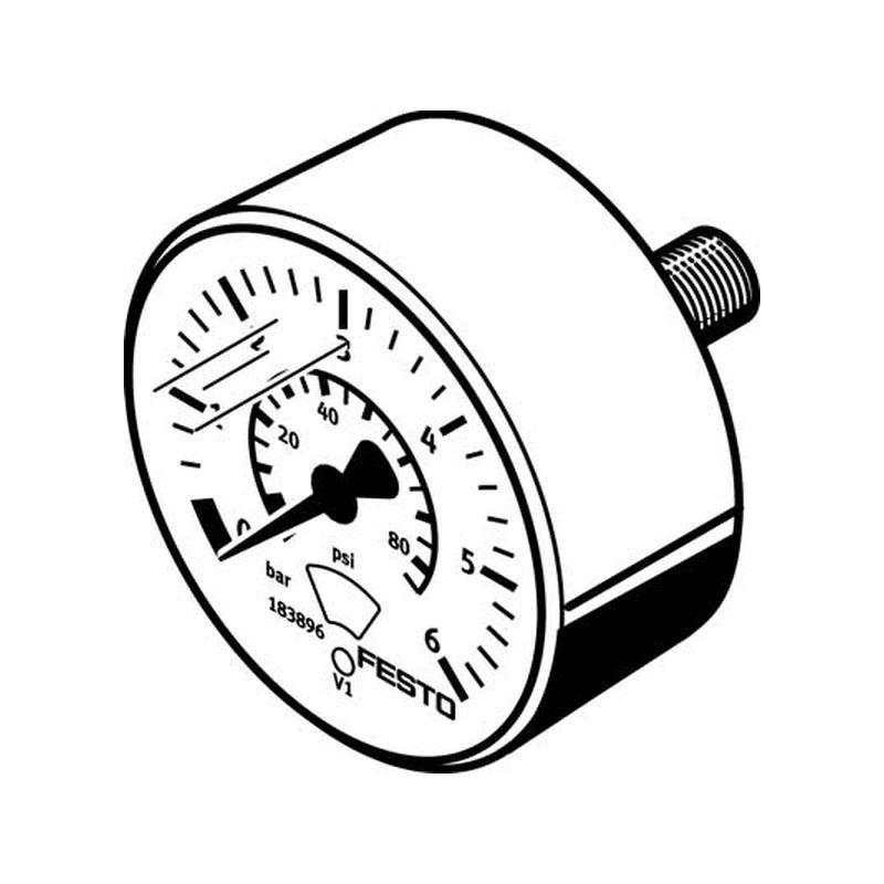 MANÓMETRO MA-23-6-R1/8