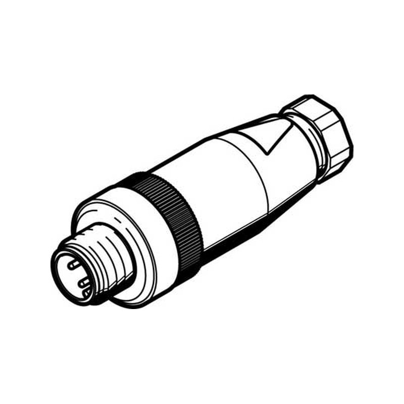 CONECTOR NECU-S-M12G4-P1-IS