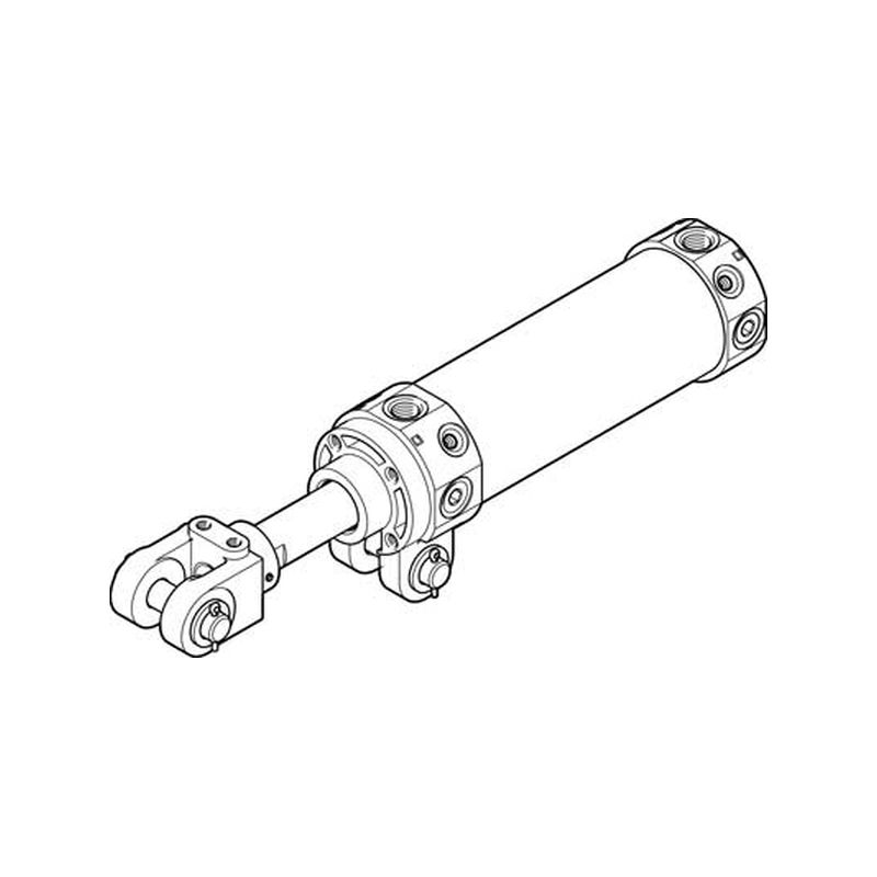 Cil. articulado DWC-63-100-Y-AB-G