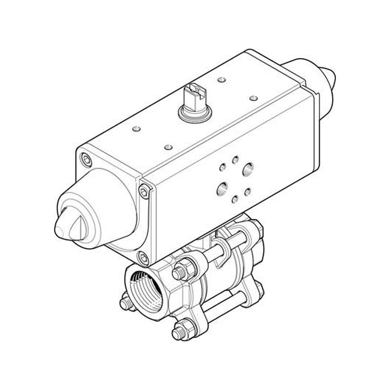 uni.act.vál.bo. VZBA-3/4"-GG-63-T-22-F0&amp;