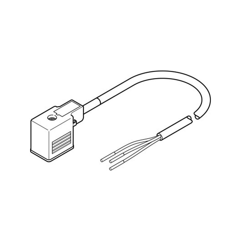 Cable.conexión NEBV-B2W3F-P-K-0.6-N-LE3