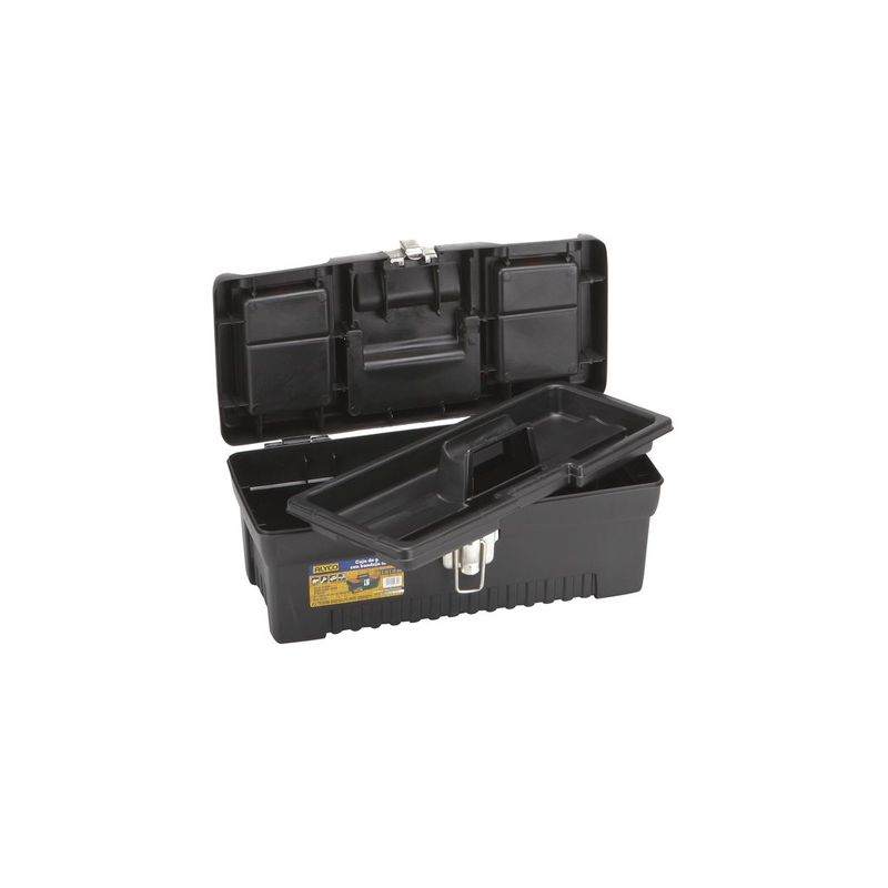 CAJA PLASTICO CON BANDEJA 432X220X180 MM
