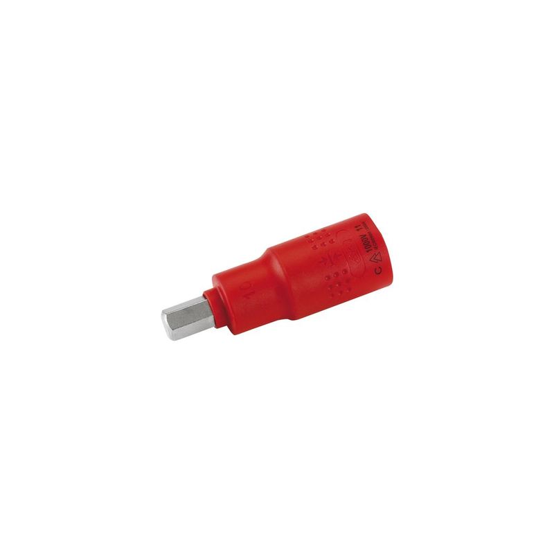 LLAVE VASO 1/2" PUNTA HEX AISLADO 6 MM