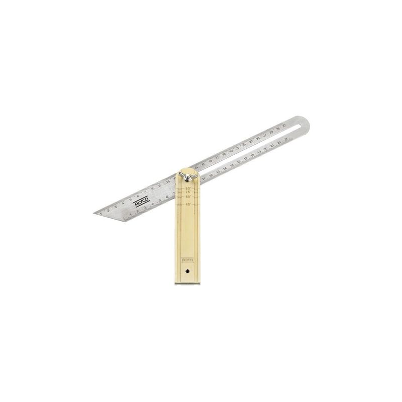 FALSA ESCUADRA ACERO INOX. M/ALUM. 250 M