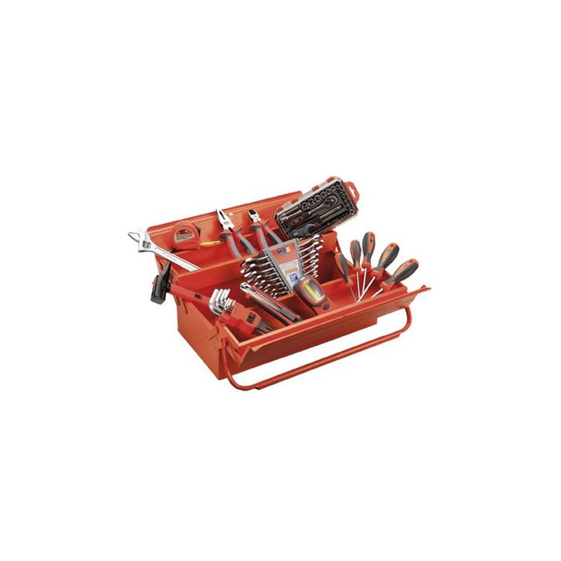 CAJA HERRAMIENTAS 3 BANDEJAS 65 PZAS HR