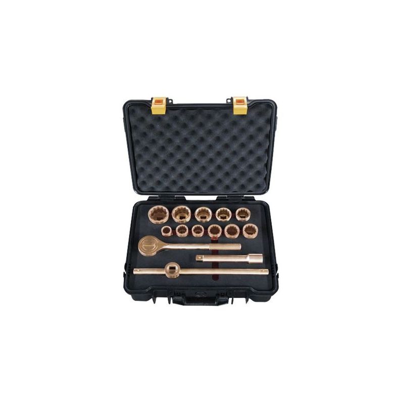 JUEGO LLAVES VASO 3/4" 14 PIEZAS CU-BE