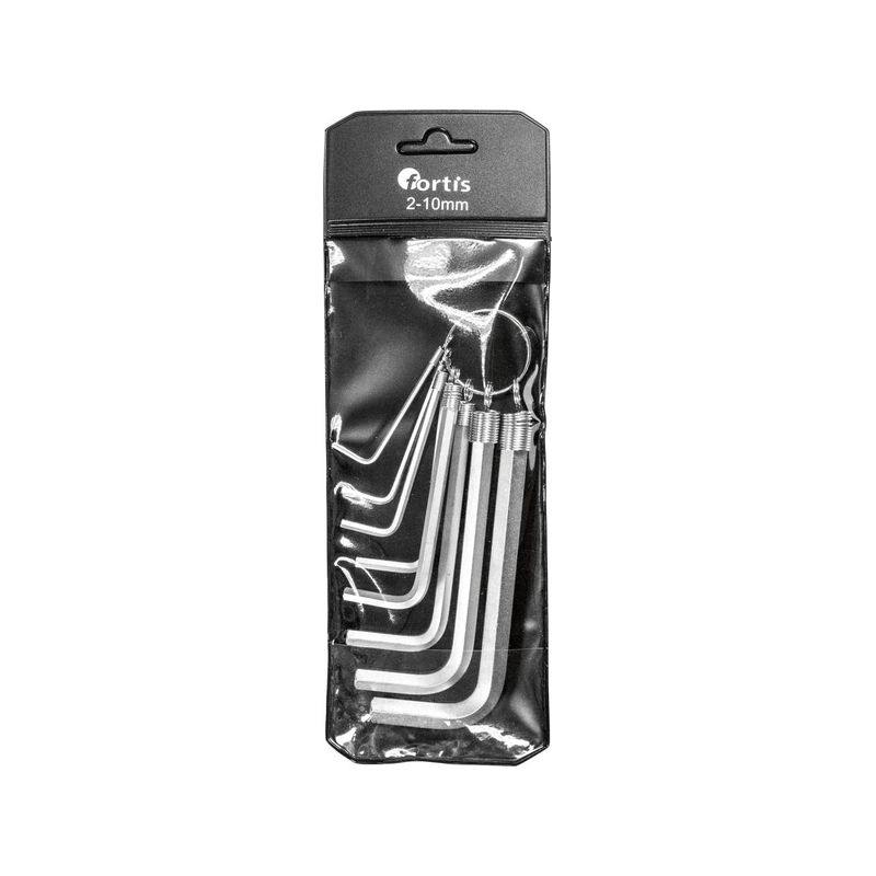 Juego destornilladores acod. 9pzs 2-10mm FORTIS