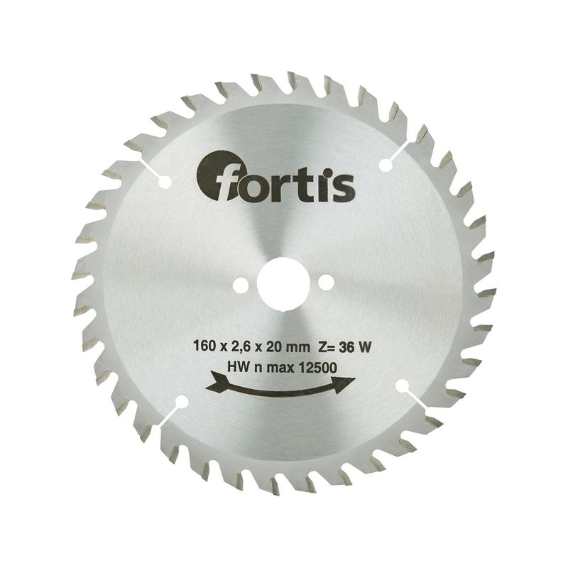 Hoja sier circ MD 160x2,8x20mm Z36W Fortis