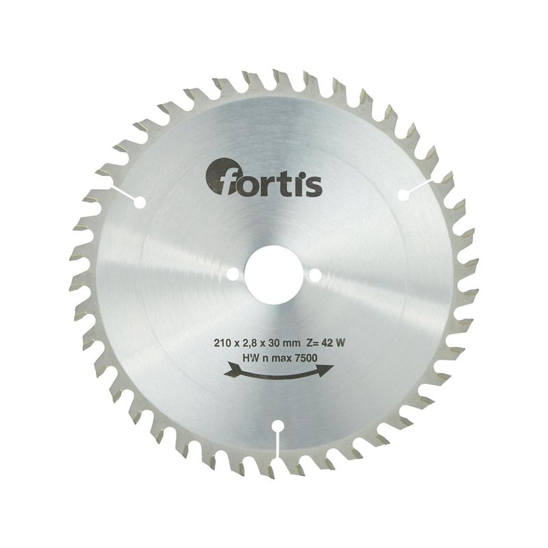 Hoja sier circ MD 210x3,0x30mm Z42W Fortis