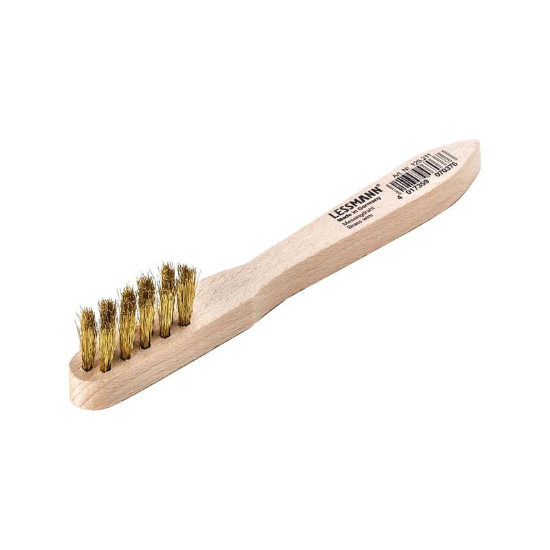 Cepillo para bujias latónondulado 0,15x150mmLessmann