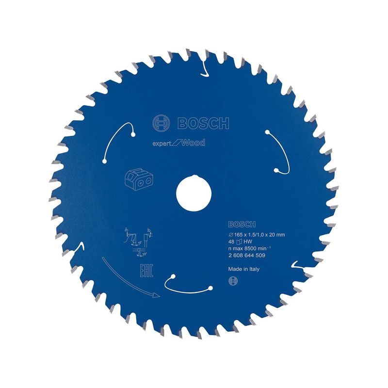 Hoja sierra circular MD 165x1.5/1x20 Z 48 Bosch