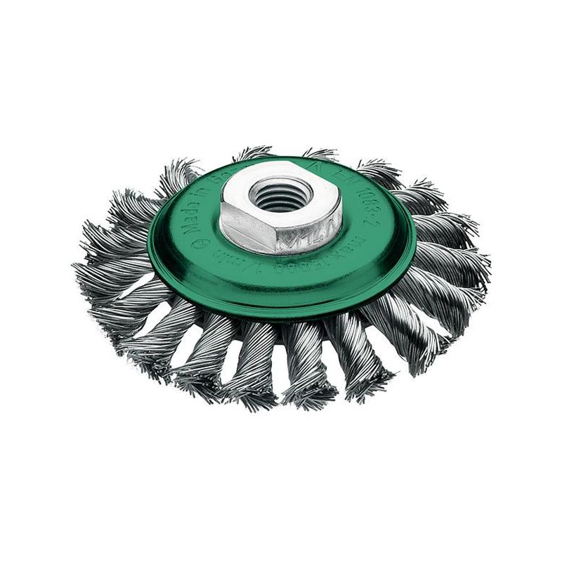 Cep. cónico ac. inox. 100x12mm trenzado 0,5mmLessmann