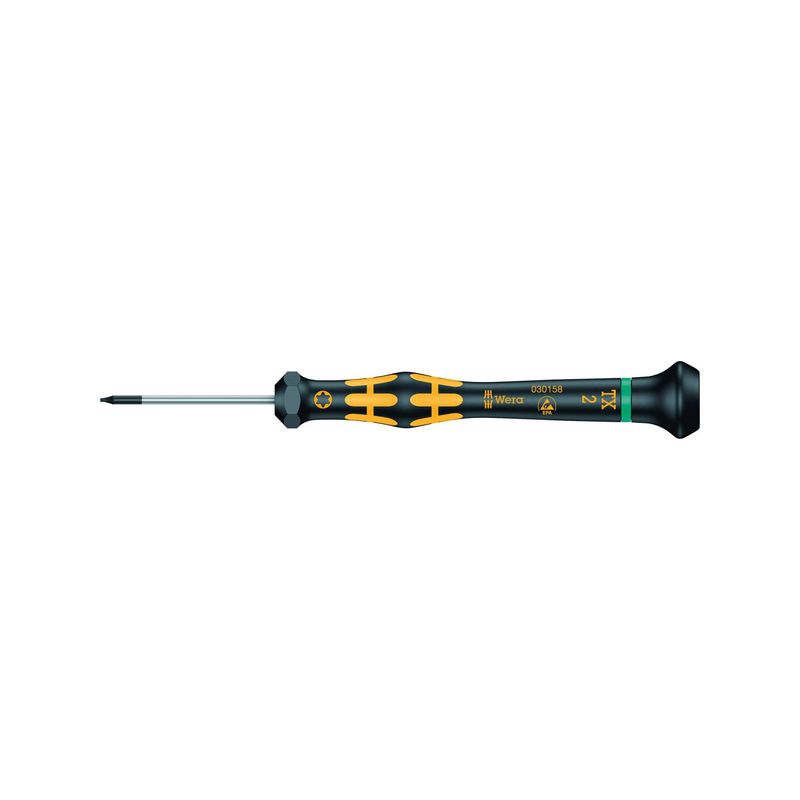 Destornillador antiestat de electrónicaT2x40mmWera