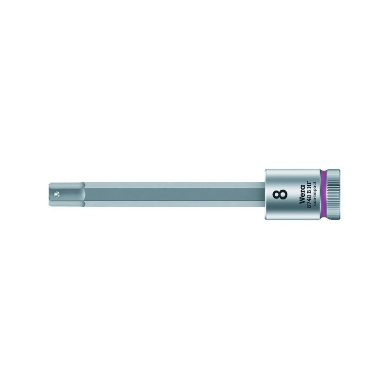 Punta destornillador 3/8"8,0x100mm hex int HF Wera