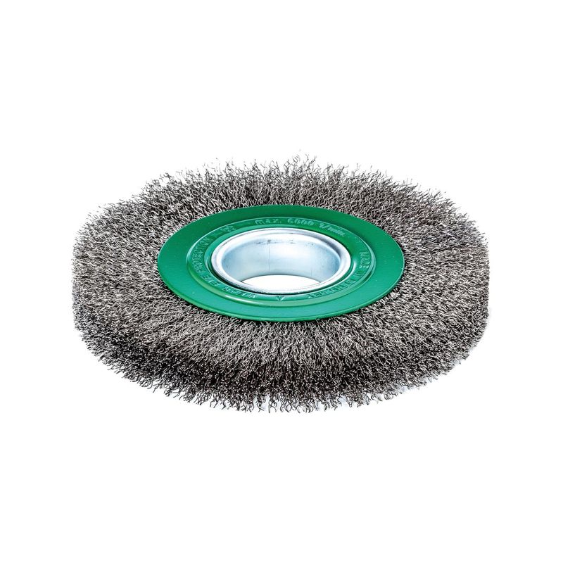 Cepillo circular inox 200x24/27mm,ondlado 0,3mmLessmann