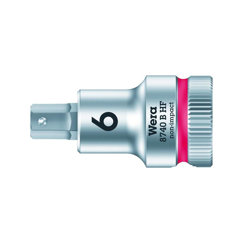 Punta destornillador 3/8"6,0x 35mm hex int HF Wera