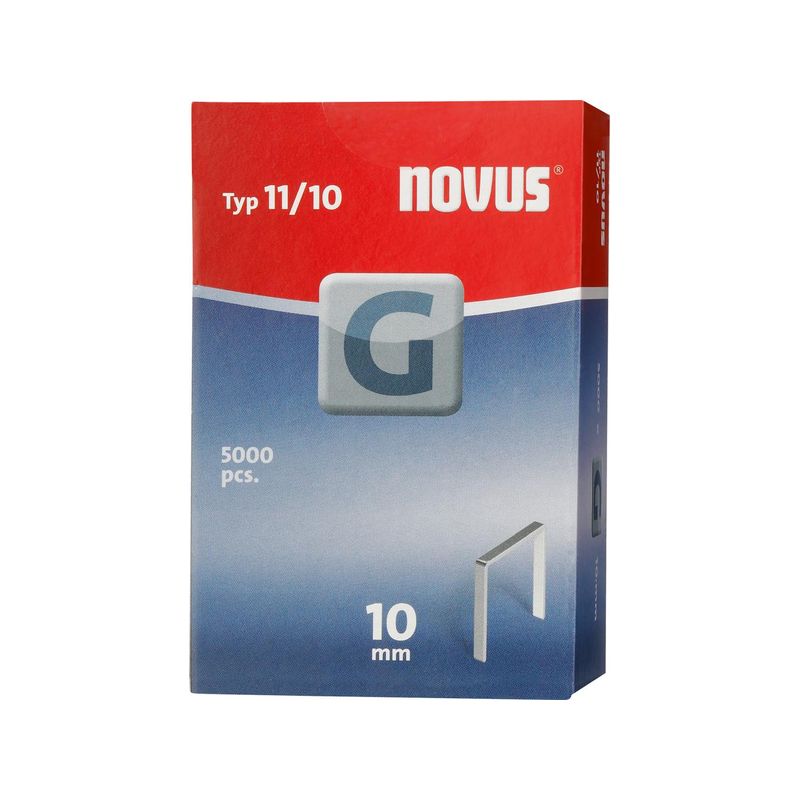 Grapa de alambre plano G Tipo 11/ 10 galv 5000 udsNovus