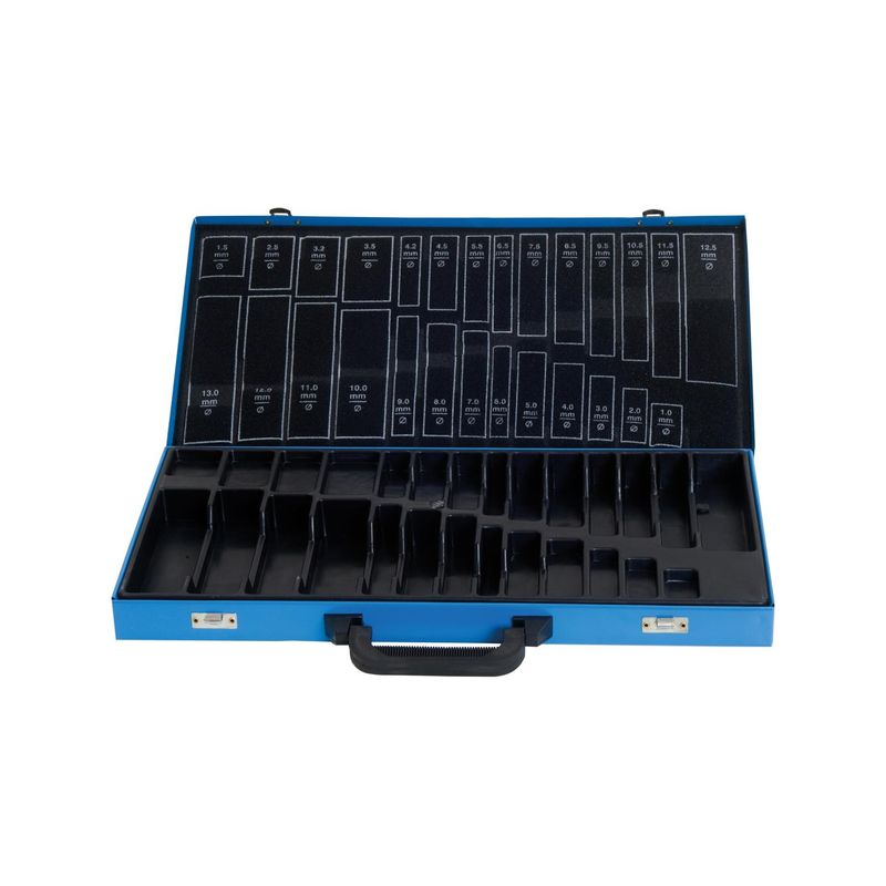 Maletin metal vacio azul 230 piezas, incl. KLMDIN 338 FORMAT