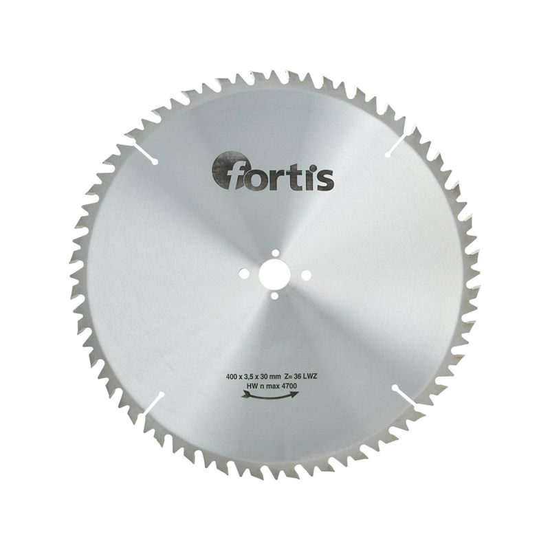 Hoja sier circ MD 400x3,5x30mm Z36LWZ Fortis