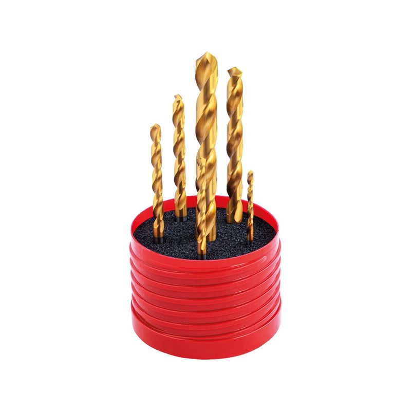 Jgo. broca espiral MDI similar a DIN338 TiN3/4/5/6/8/10mmRUNDBOX-FORMAT
