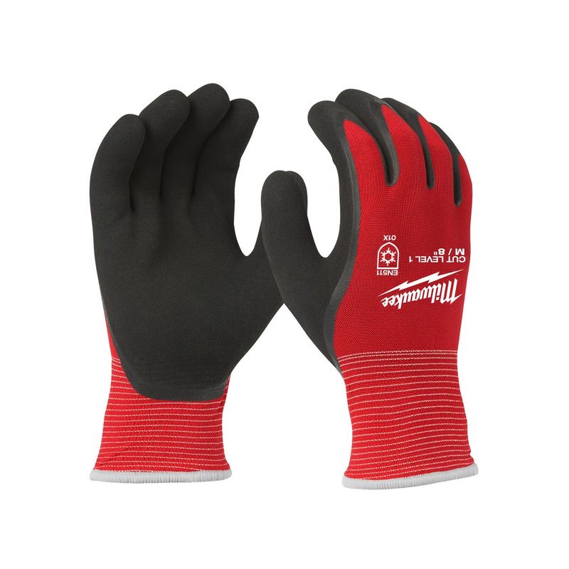 Guantes Prot.térmica anticorte Nivel 1 -M/8 -1 par