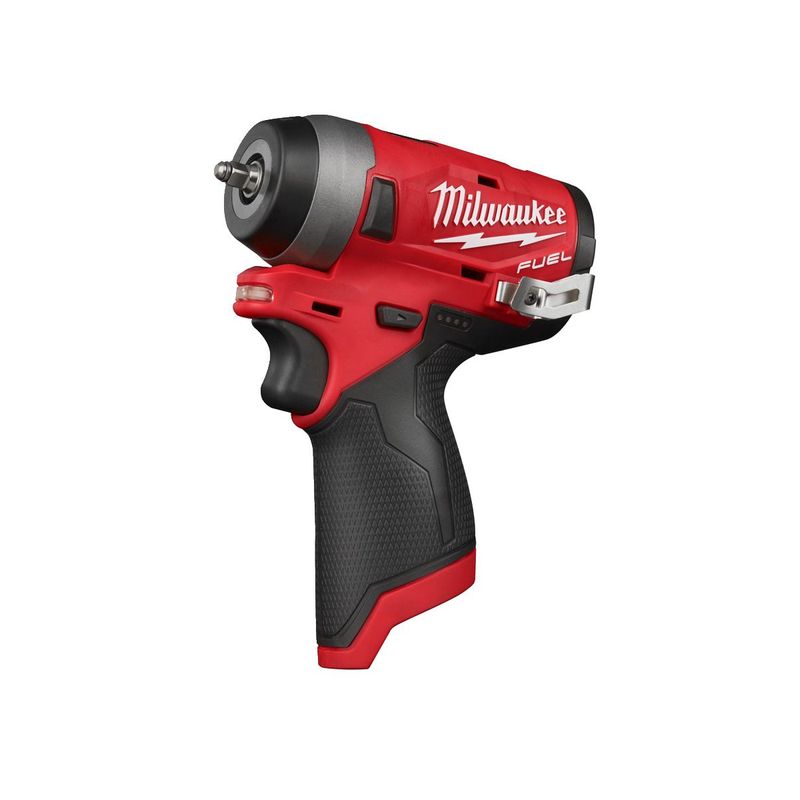 M12FIW14-0 Llave de impacto subcompacta M12 FUEL™, recepción 1/4" con anillo de fricción, 4 modos, máximo par de apriete 136Nm. Se suministra en versión cero, sin baterías ni cargador