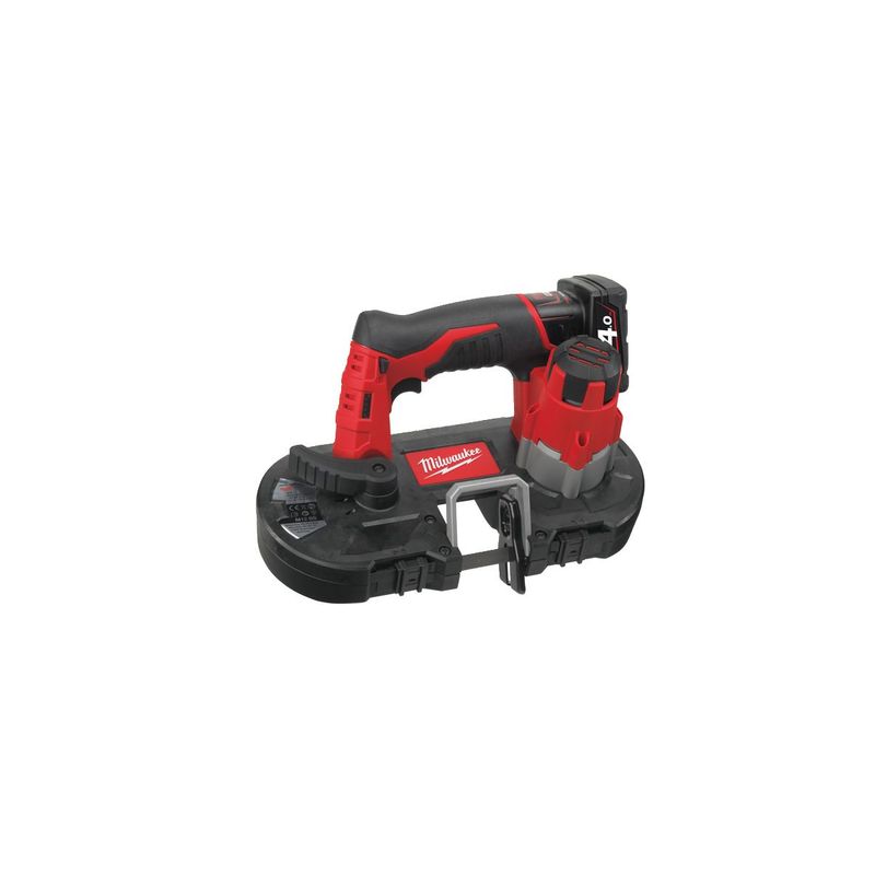 M12BS-402C Sierra de banda subcompacta M12™, capacidad de corte 41x41mm. Se suministra con 2 baterías M12B4 y cargador C12C, en kitbox