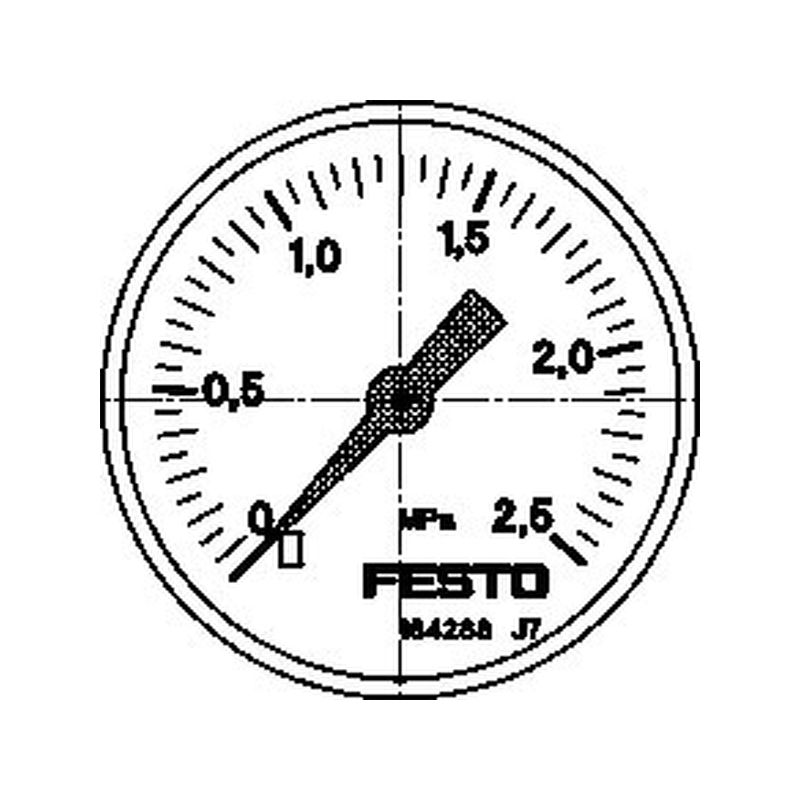 MANÓMETRO MA-50-2,5-1/4-EN 