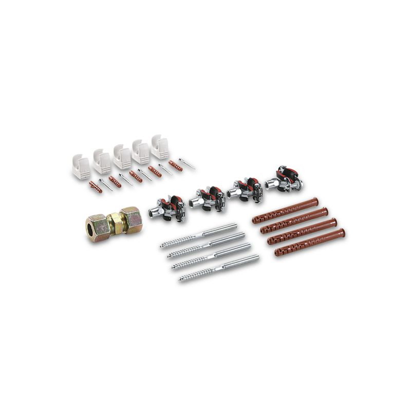 Juego de tuberías, acero inoxidable, 3 m