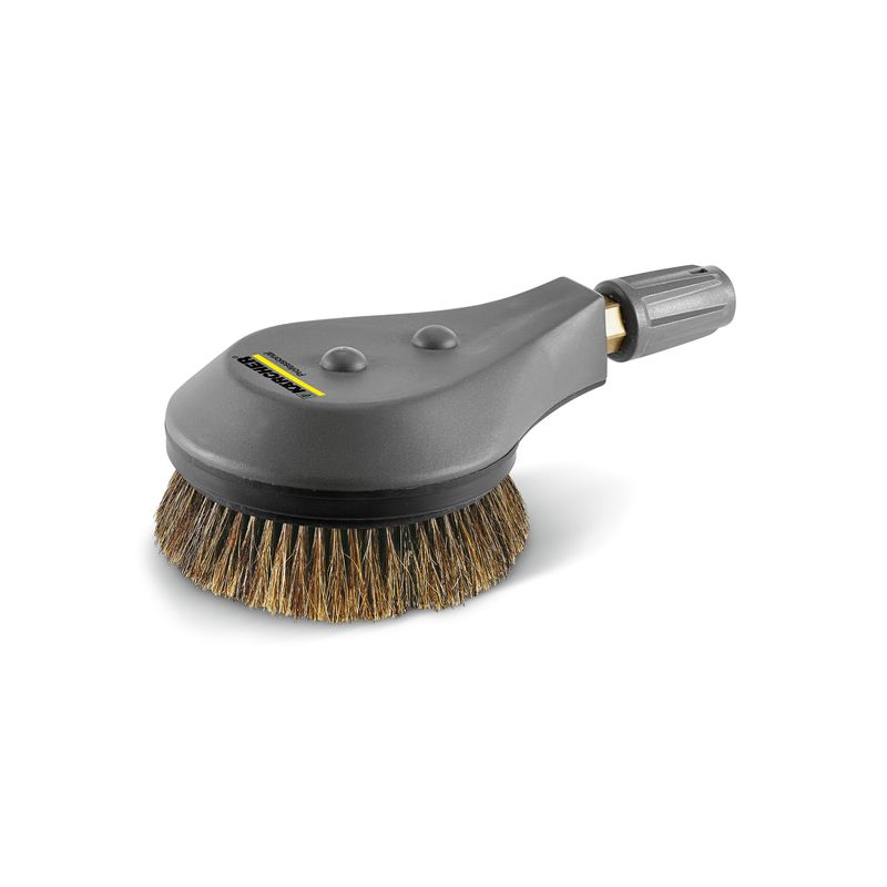 Cepillo de lavado giratorio para equipos > 800 l/h, cerdas de pelo natural