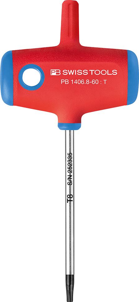 Destornillador mango en T T8x60mm PB Swiss Tools