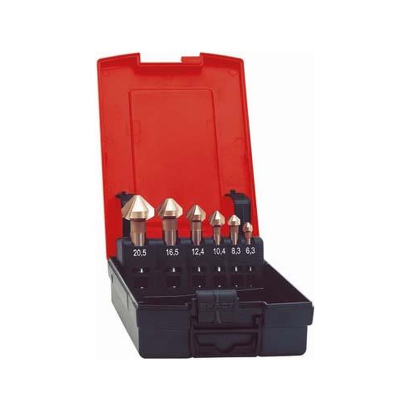 Juego de avellanadores   cónicos D335C HSS 6,3 -25,0 mm, 90 grados