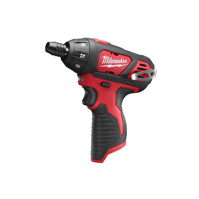 M12BSD-0 Atornillador subcompacto M12™, recepción 1/4" hex, par máximo 20Nm. Se suministra en versión cero, sin baterías ni cargador