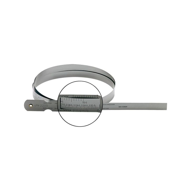 Cinta métrica            periférica 2190-3460 mm para Ø700-1000mm