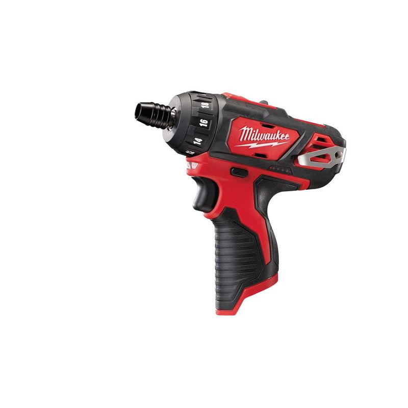 M12BD-0 Atornillador subcompacto M12™, recepción 1/4" hex, 2 velocidades, par máximo 30Nm. Se suministra en versión cero, sin baterías ni cargador